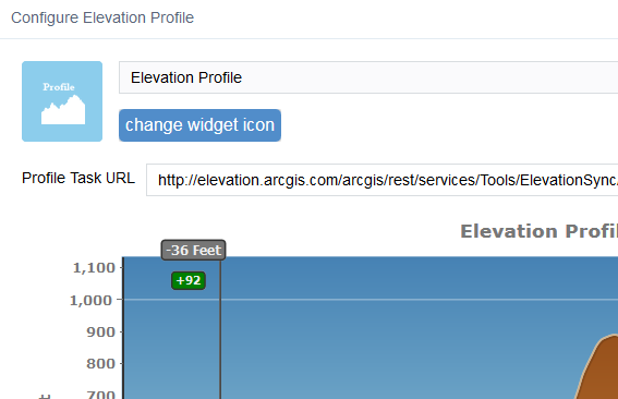 Elevation Profile configuration