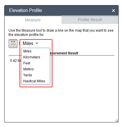 Choose Distance Measurement Unit
