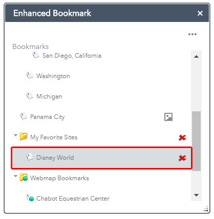 delete bookmark