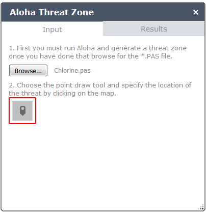 Select map marker symbol tool