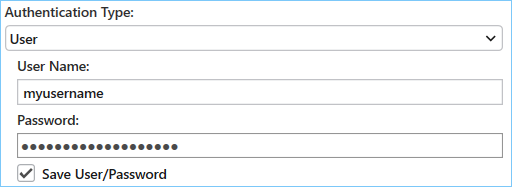 User authenticated connection User authenticated connection