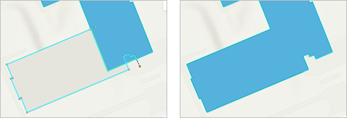 Reshape a polygon feature
