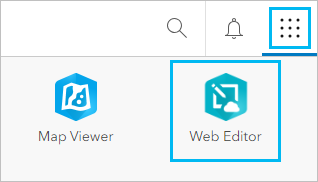 App launcher with Web Editor App launcher with Web Editor